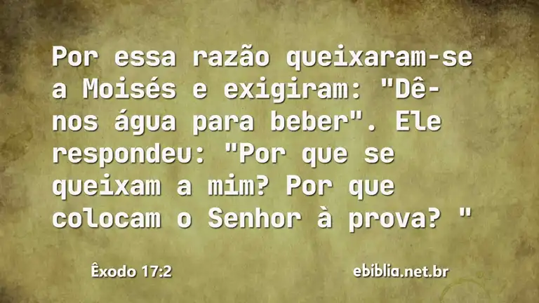 Êxodo 17:2