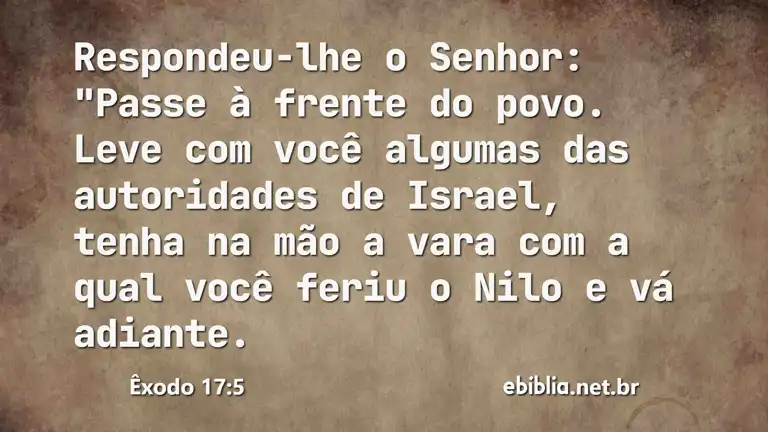 Êxodo 17:5