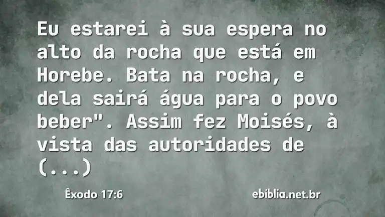 Êxodo 17:6