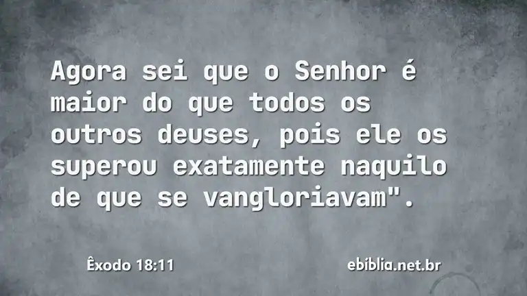 Êxodo 18:11