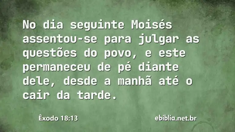 Êxodo 18:13