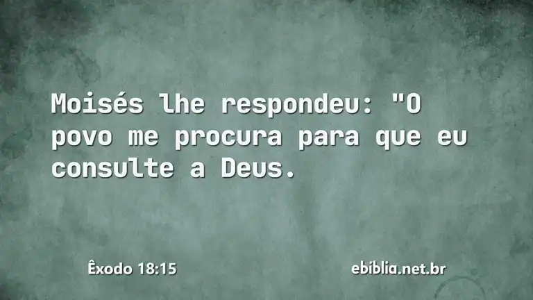 Êxodo 18:15