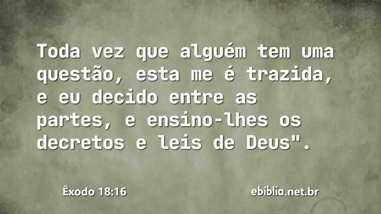 Êxodo 18:16