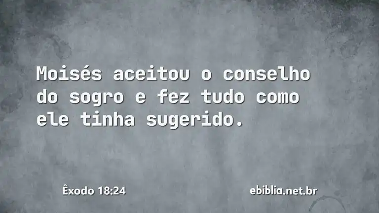 Êxodo 18:24