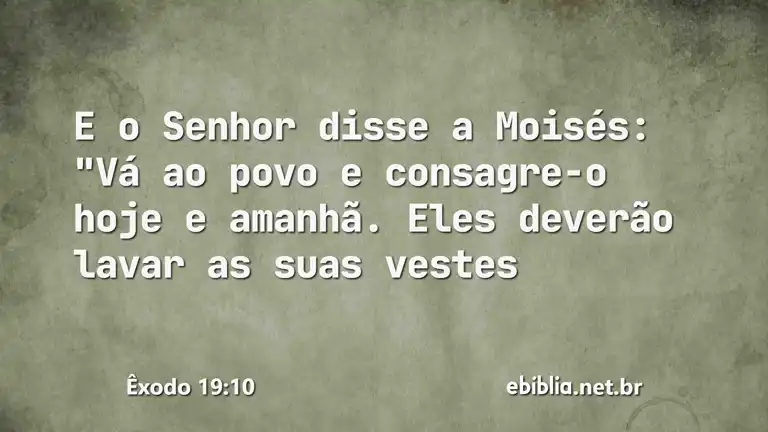 Êxodo 19:10