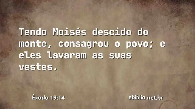 Êxodo 19:14