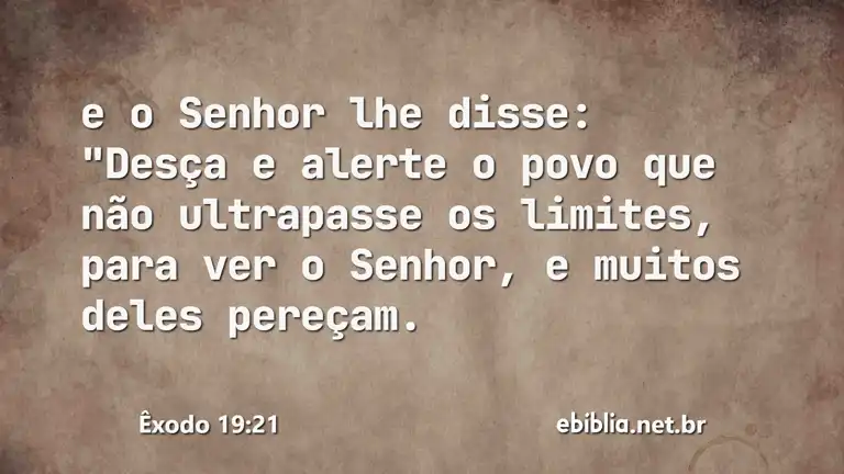 Êxodo 19:21