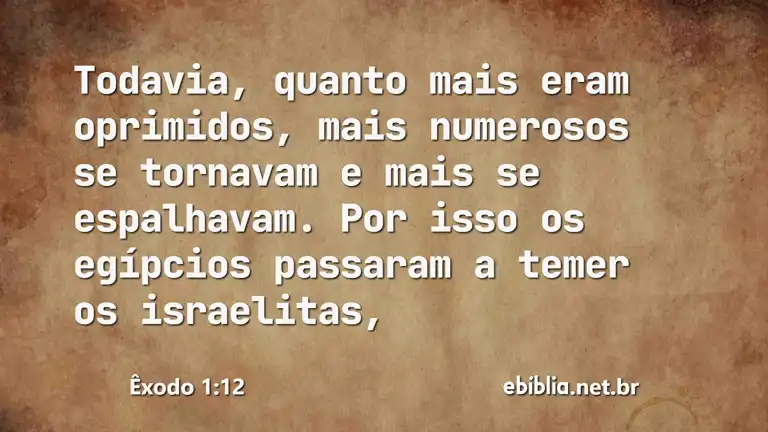 Êxodo 1:12