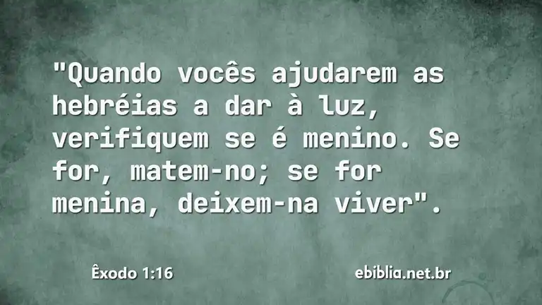 Êxodo 1:16