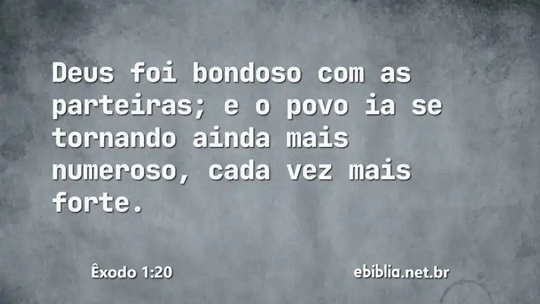 Êxodo 1:20