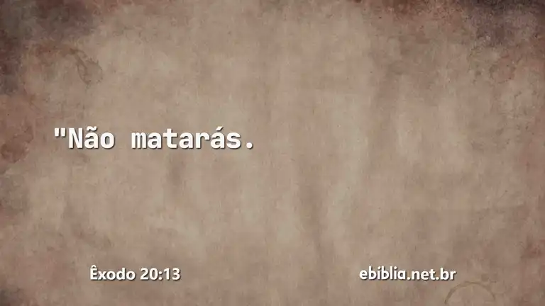 Êxodo 20:13