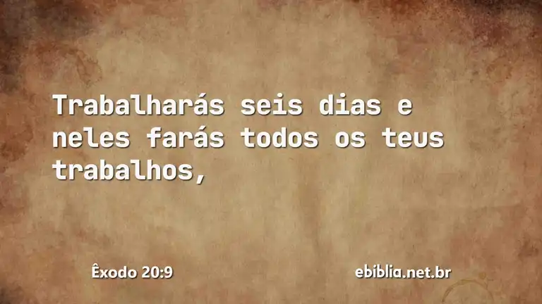 Êxodo 20:9