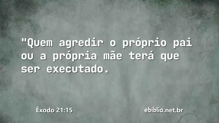 Êxodo 21:15