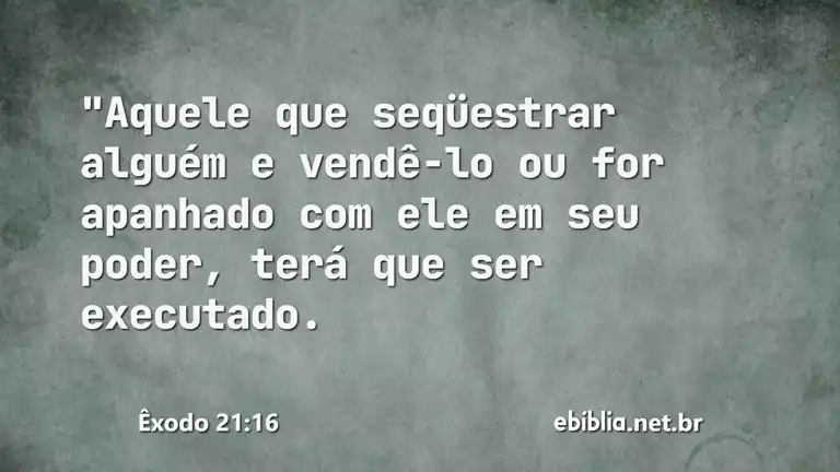 Êxodo 21:16