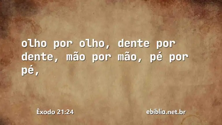 Êxodo 21:24