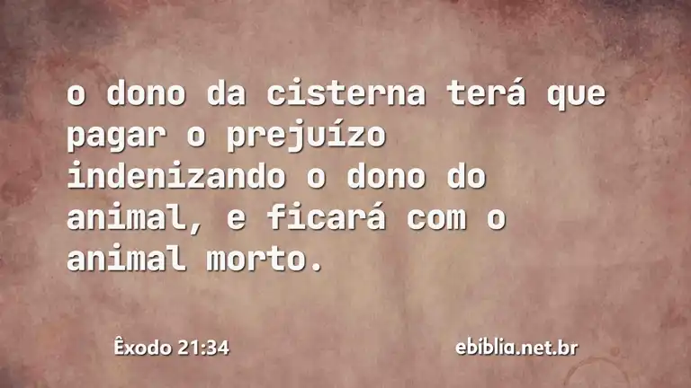 Êxodo 21:34