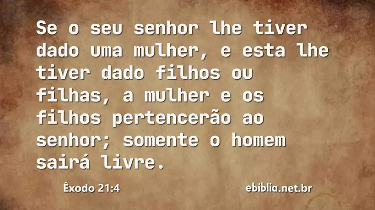 Êxodo 21:4