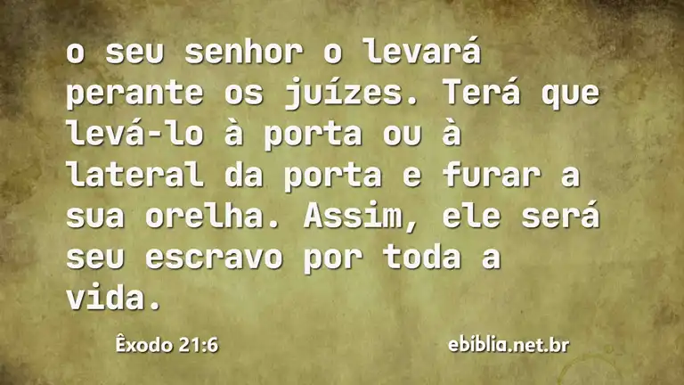 Êxodo 21:6