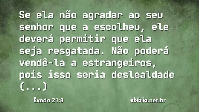 Êxodo 21:8