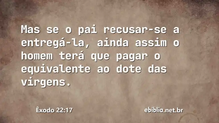 Êxodo 22:17