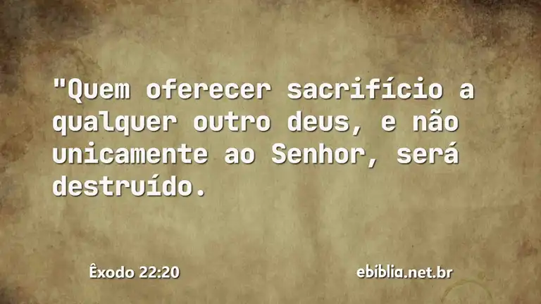 Êxodo 22:20