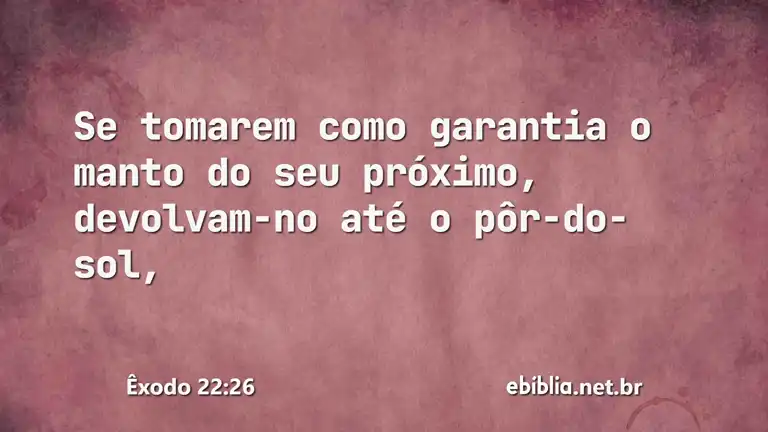 Êxodo 22:26