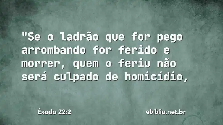 Êxodo 22:2