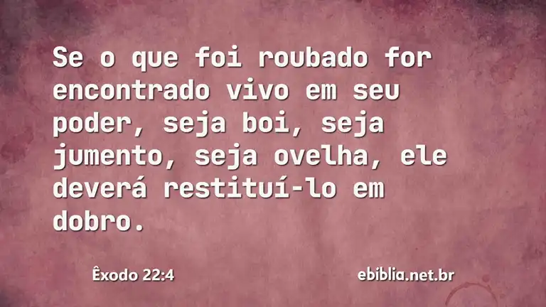 Êxodo 22:4