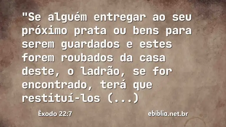 Êxodo 22:7