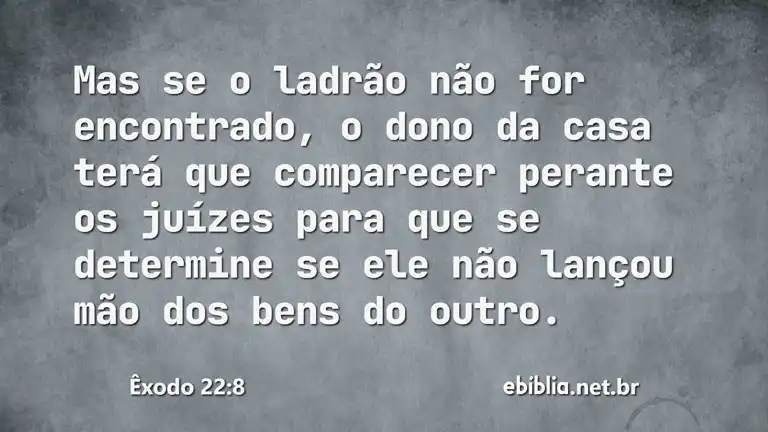 Êxodo 22:8