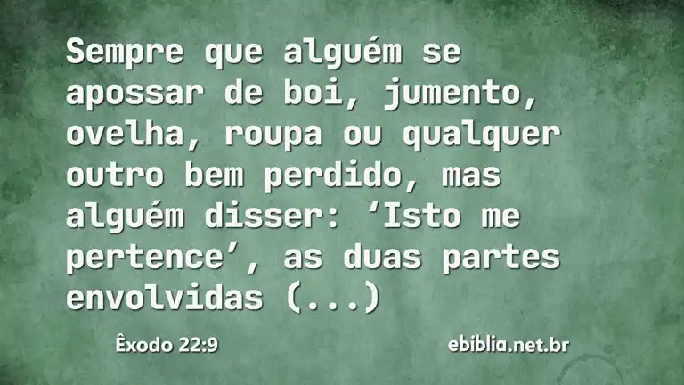 Êxodo 22:9