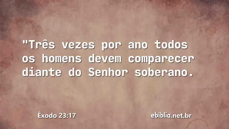 Êxodo 23:17