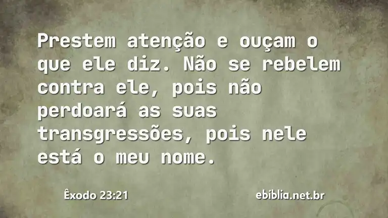 Êxodo 23:21