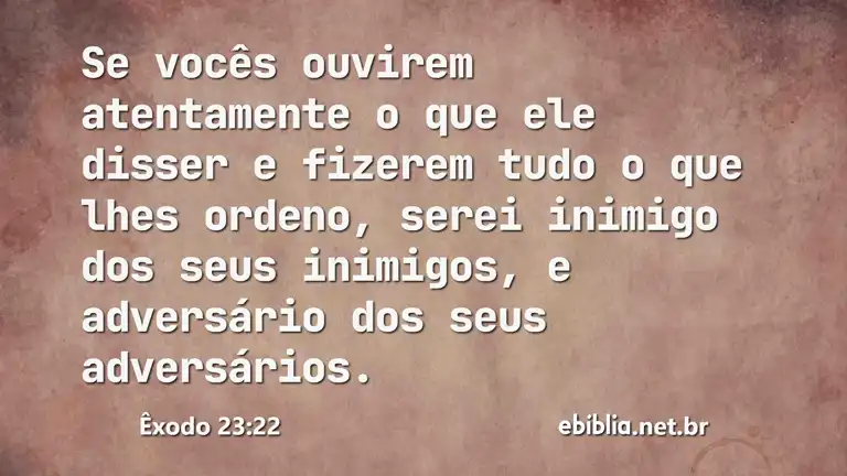 Êxodo 23:22