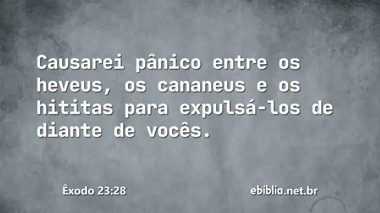 Êxodo 23:28