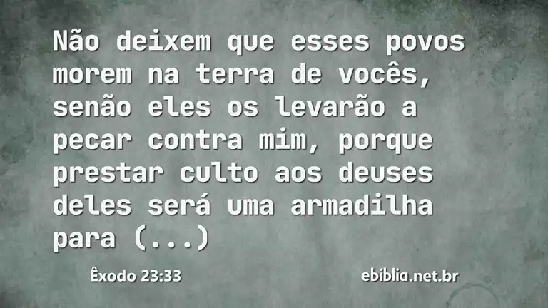 Êxodo 23:33