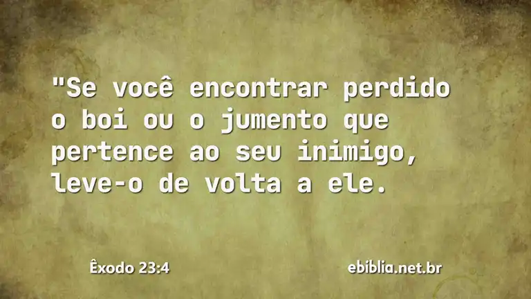 Êxodo 23:4