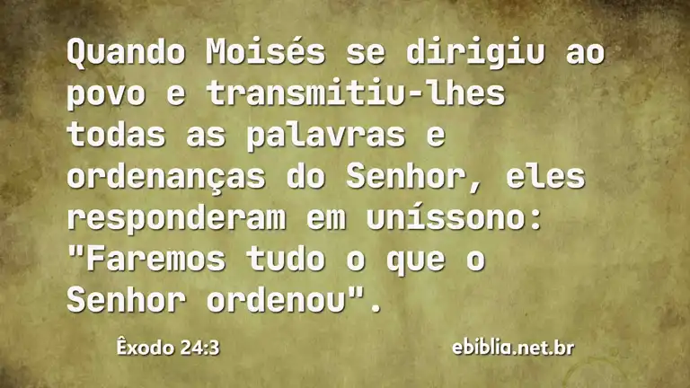 Êxodo 24:3