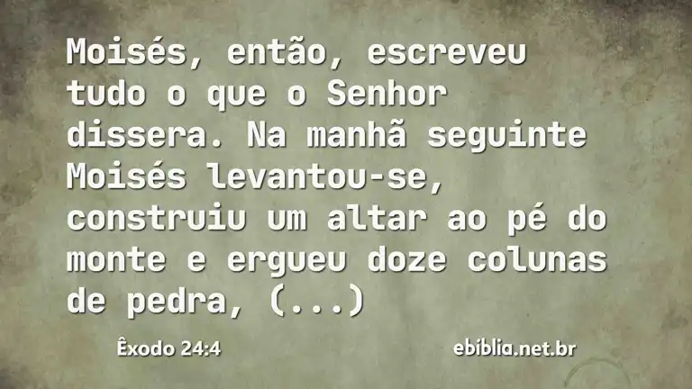 Êxodo 24:4