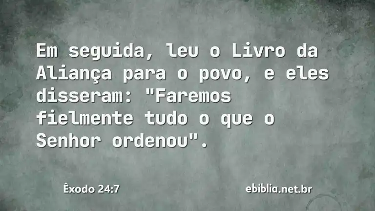 Êxodo 24:7