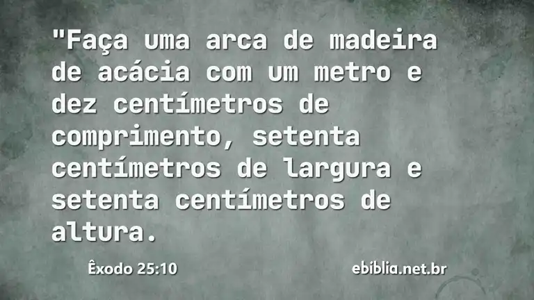 Êxodo 25:10