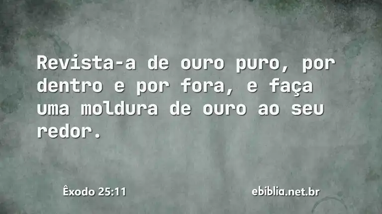 Êxodo 25:11