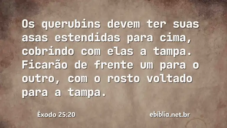 Êxodo 25:20