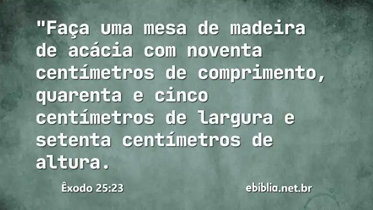 Êxodo 25:23