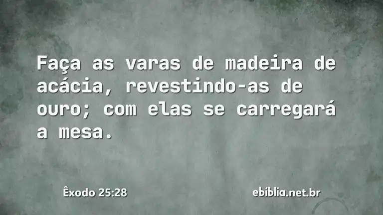 Êxodo 25:28