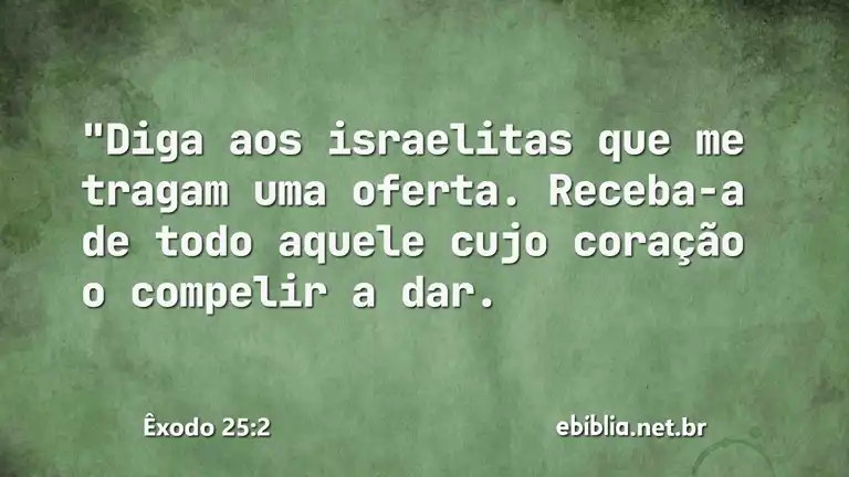 Êxodo 25:2