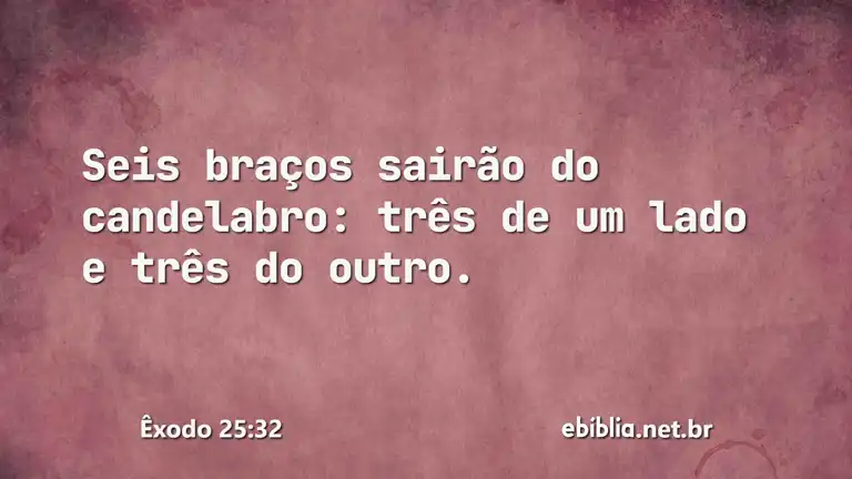 Êxodo 25:32