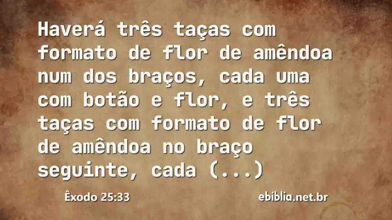 Êxodo 25:33