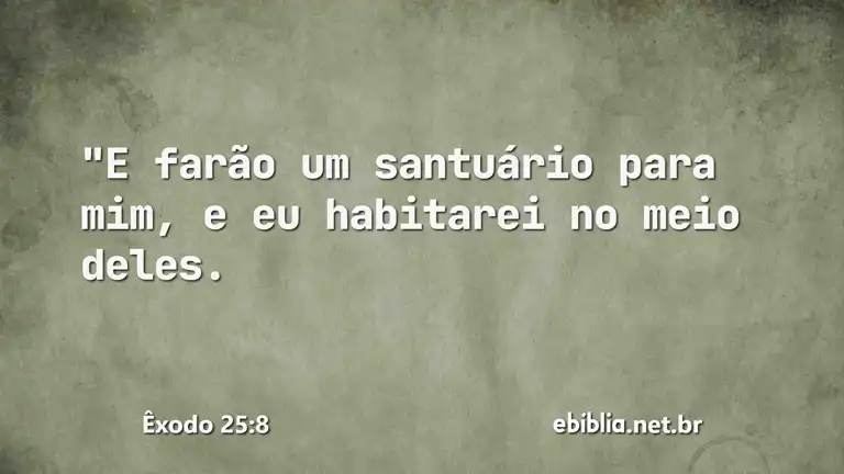 Êxodo 25:8