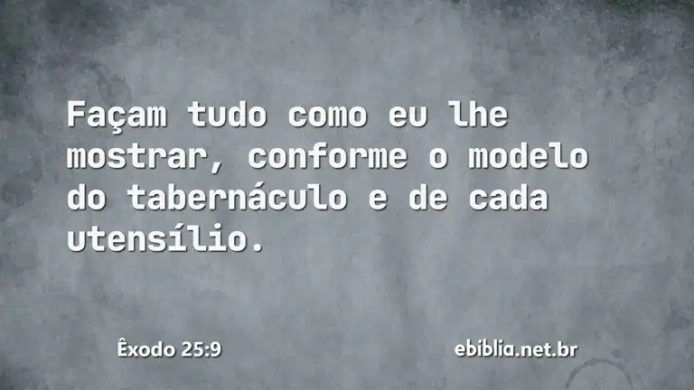 Êxodo 25:9